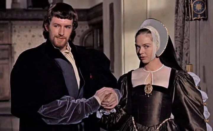 Susannah York as Margeret and Corin Redgrave as William Roper.