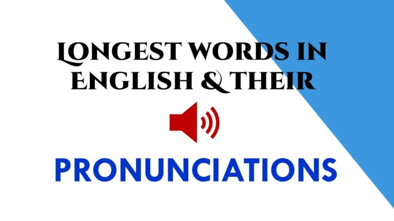 The longest words in English