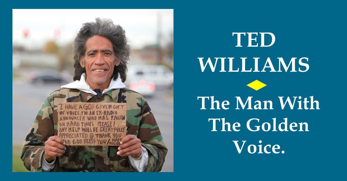 Ted Williams story, the man with the golden voice