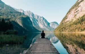 the power of positive thinking: a peaceful mind generates power.