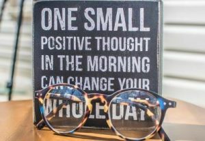 the power of positive thinking.