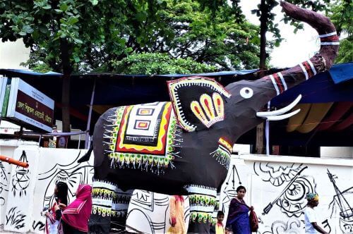 Elephant effigy of Pahela Boishakh 