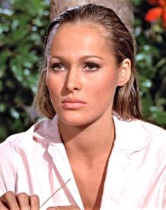 Bond girl Ursula Andress in Dr No (1962)