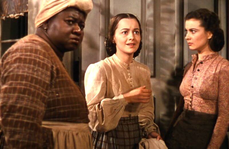 Hattie McDaniel, Olivia de Havilland and Vivien Leigh. 