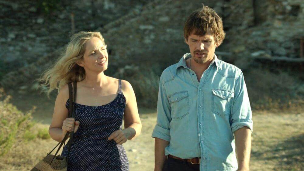 Julie Delpy and Ethan Hawke in Before Midnight 2013