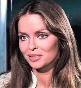 Bond girl Barbara Bach in The Spy Who Loved Me (1977). Nationality: American.