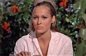 Bond girl Ursula Andress in Dr No (1962)