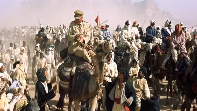 Lawrence going to Aqaba converted