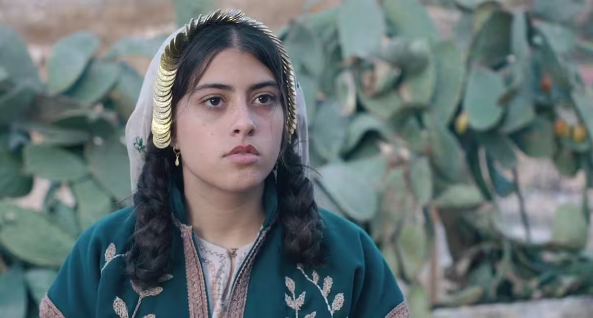 Karam Taher as Farha in Farha (2021)