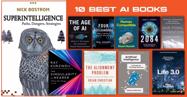 10 Best AI Books That Will Inspire Hope and Fear and Help You Survive the AI Revolution!