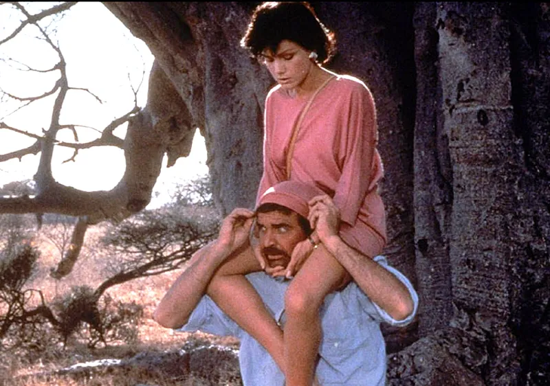 Lena Farugia and Hans Strydom in The Gods Must Be Crazy 2 (1989