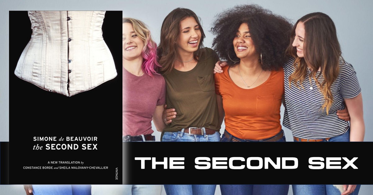 The Second Sex by Simone de Beauvoir. Exploration of Women’s Oppression, Patriarchy, Society, Feminism, Existentialism, and Gender Roles