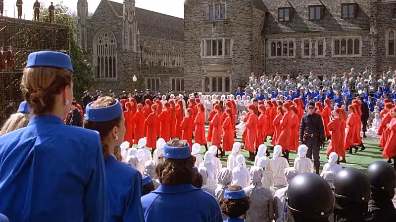 Fertile Women are being trained to be handmaids