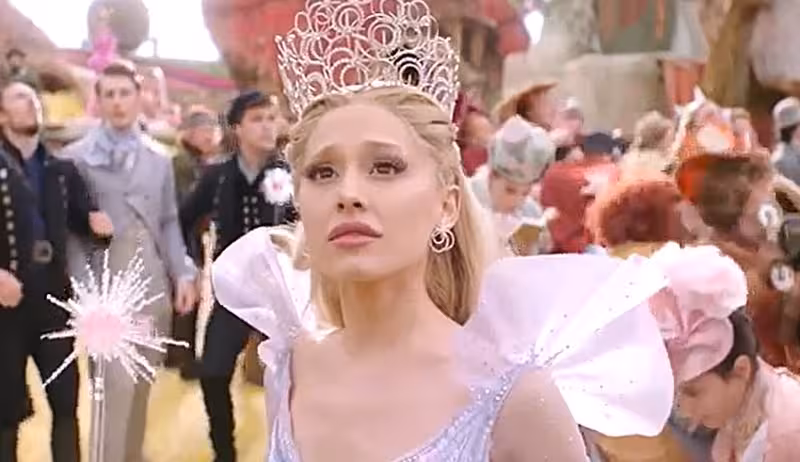 Ariana Grande in Wicked for Good as Glinda