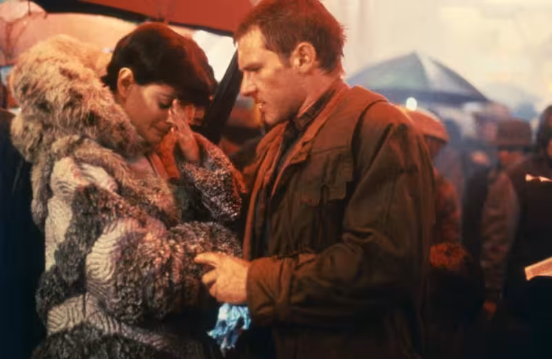 Harrison Ford and Sean Young in Blade Runner (1982)